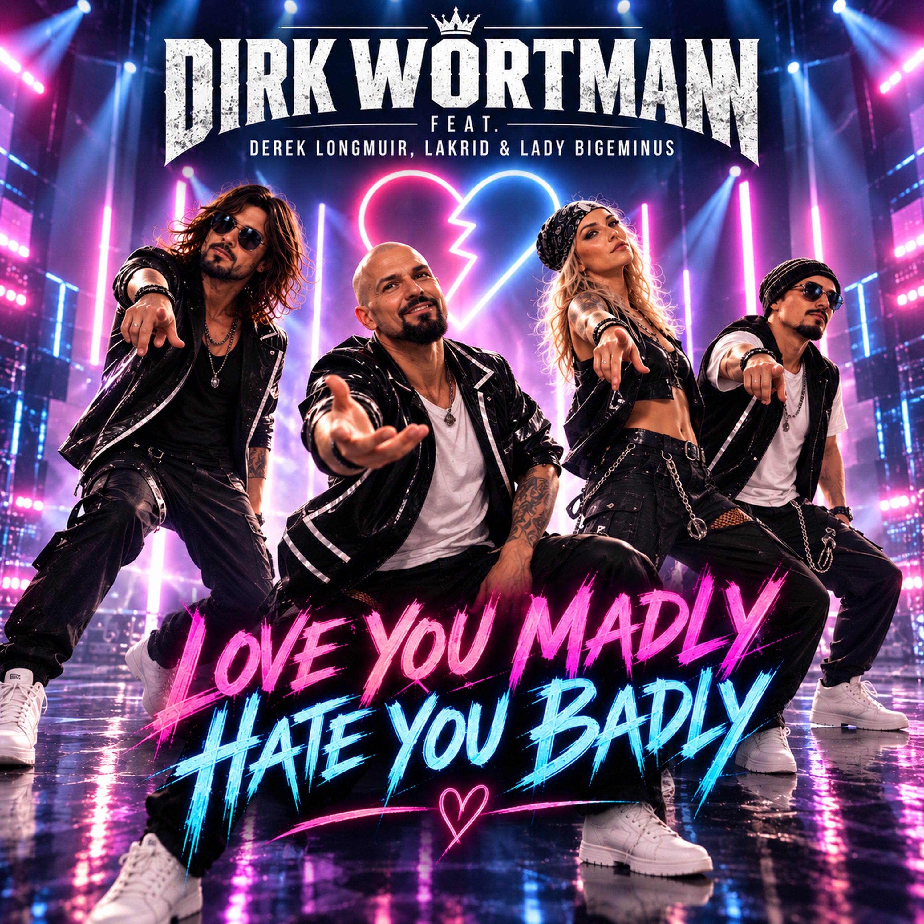 Love you madly, hate you badly